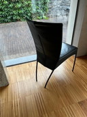 6 x Montis spica lederen stoelen