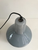 Vintage glazen hanglamp.
