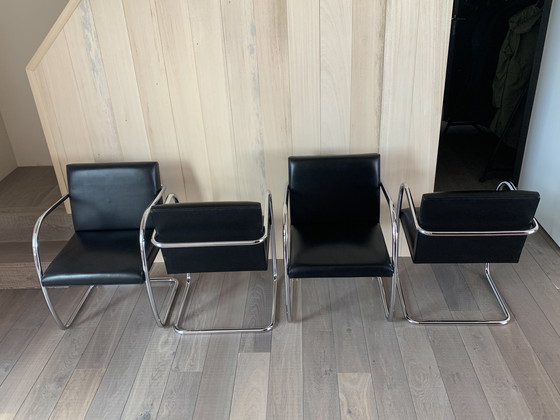 Image 1 of 4x Knoll Brno Mies van der Rohe stoel