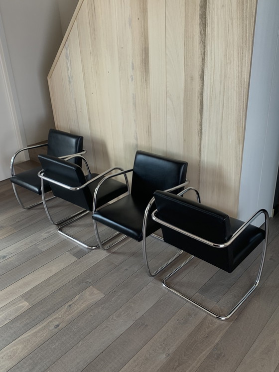 Image 1 of 4x Knoll Brno Mies van der Rohe stoel