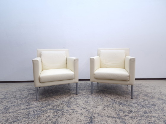 Image 1 of Walter knoll jason set designer sofa designer fauteuil leren bank leren fauteuil