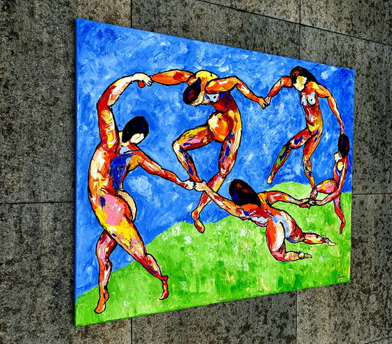 Image 1 of Jovan Srijemac - Kleurrijke versie van "La Dance" door Henri Matisse