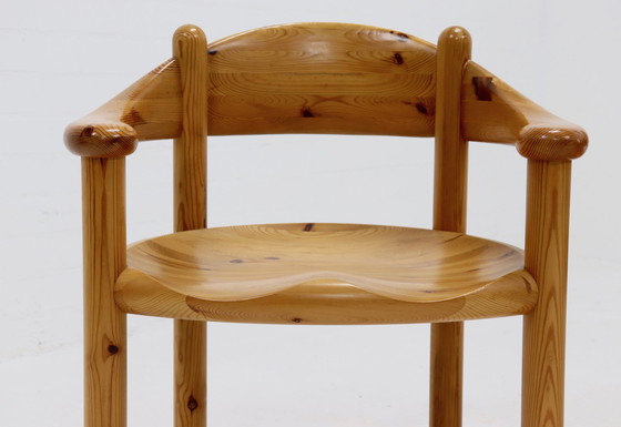 Image 1 of Set van 4 Rainer Daumiller grenen stoelen van Hirtshal Sawmill, jaren 70