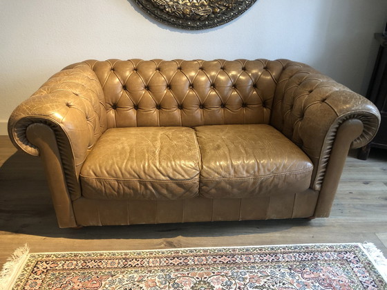 Image 1 of Chesterfield Natuzzi bankstel