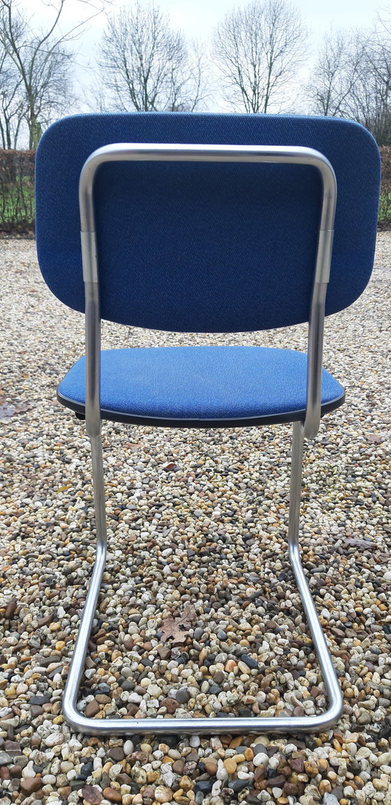 Image 1 of 6x Gispen sledestoelen jaren 80 model 1125