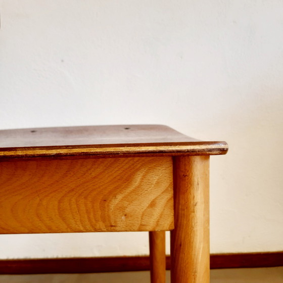 Image 1 of 4x Vintage Deense eetkamerstoelen