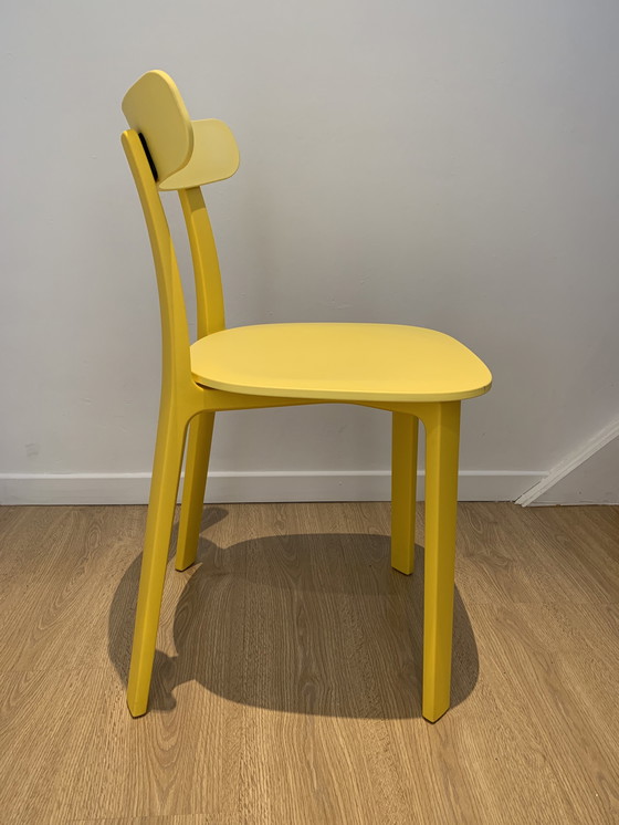 Image 1 of Vitra All Plastic Chair geel