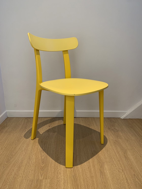 Image 1 of Vitra All Plastic Chair geel