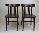 2x Vintage eetkamerstoel