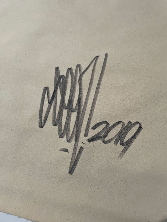 Image 1 of Seen, Godfather of graffiti - tags on canvas - painting