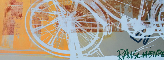 Image 1 of Robert Rauschenberg - Serigrafie 'Bicycle' litho