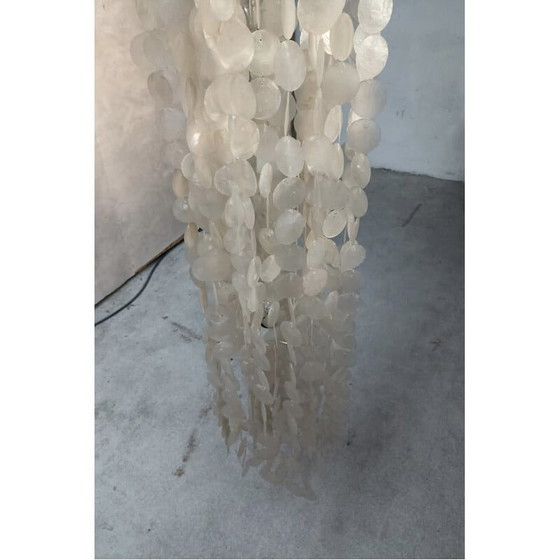 Image 1 of Vintage parelmoeren hanglamp, 1970