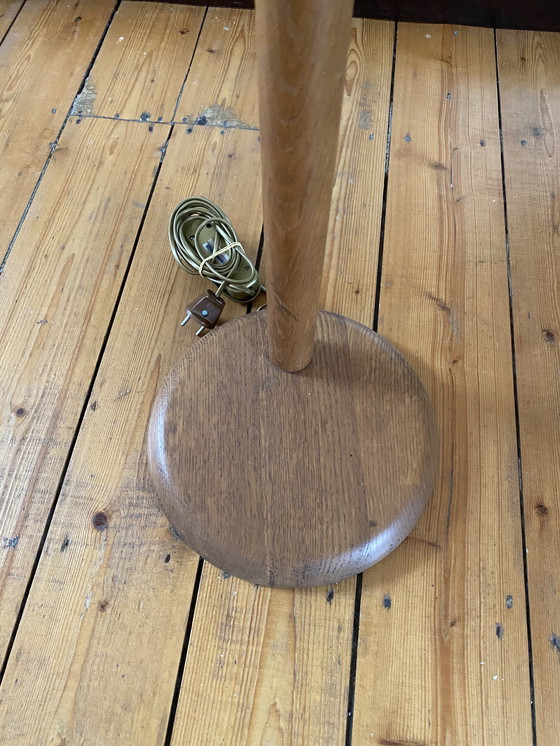 Image 1 of Vintage Steinhauer Houten Vloerlamp