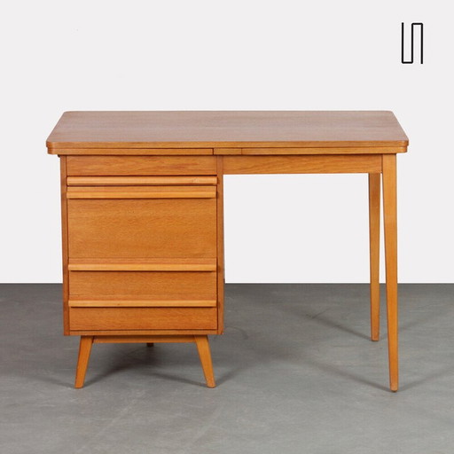 Vintage eikenhouten bureau, 1960