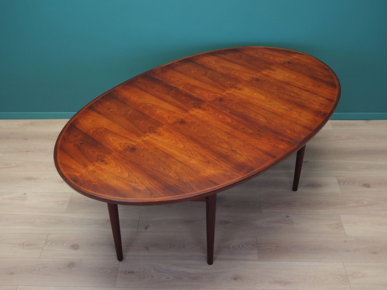 Image 1 of Ovale rozenhouten tafel, 1950S, Deens ontwerp, Ontwerper: Arne Vodder, Productie: Sibast