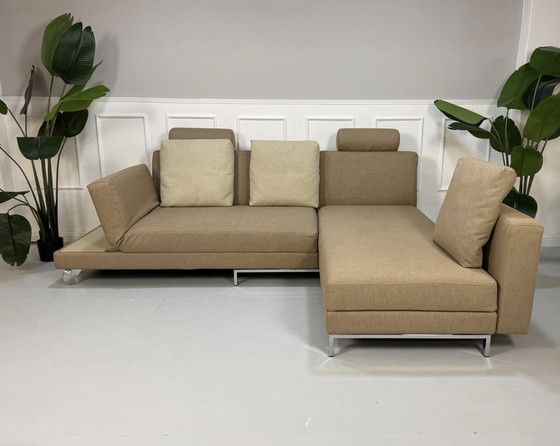 Image 1 of Brühl Fourtwo Designer Sofa Stoffen Bank Bed Vier Twee Bruin