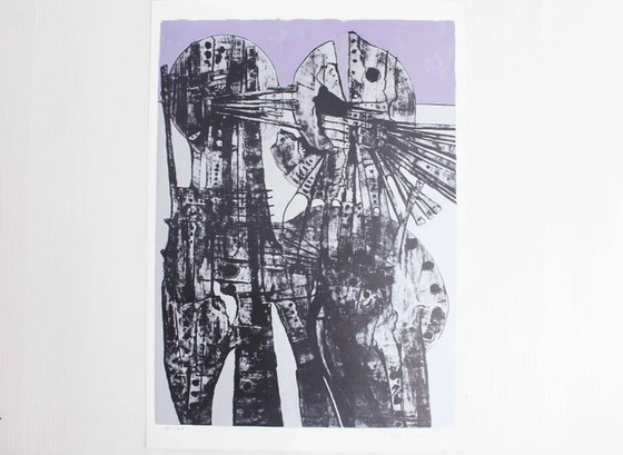 Image 1 of Lithografie door Walter Heckmann 1965