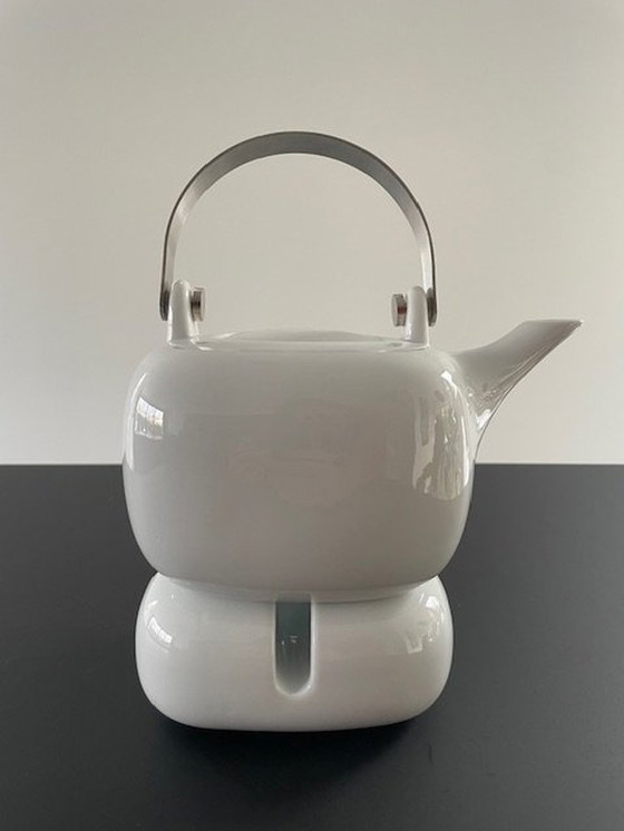 Image 1 of Iconische Theepot Asa Design Germany + Rechaud / Verwarmer