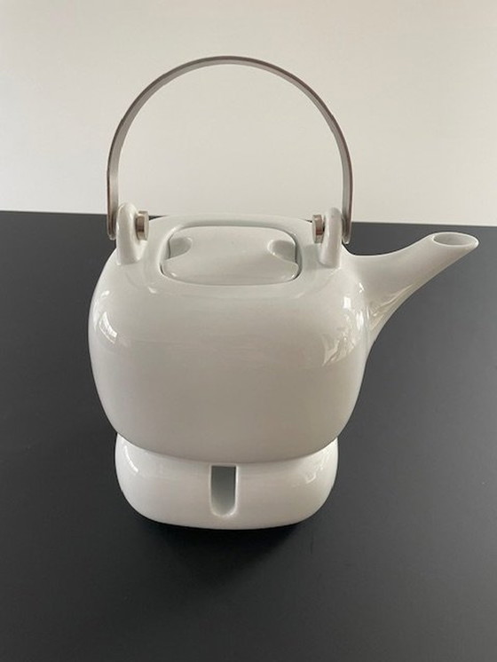 Image 1 of Iconische Theepot Asa Design Germany + Rechaud / Verwarmer