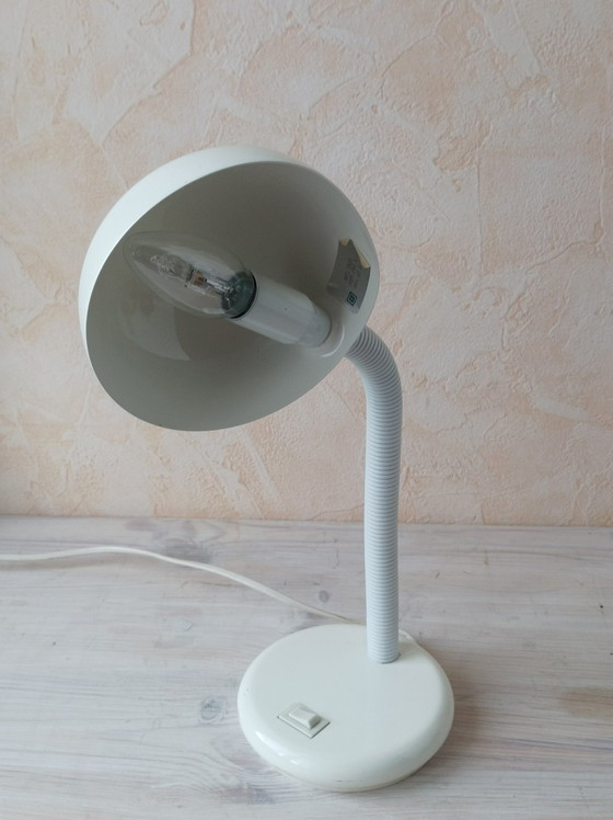 Image 1 of Witte flexibele bureaulamp