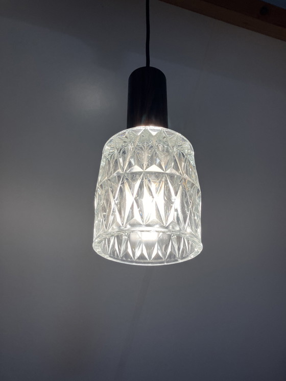 Image 1 of  Cascade Vintage Kristallen Glazen Hanglamp