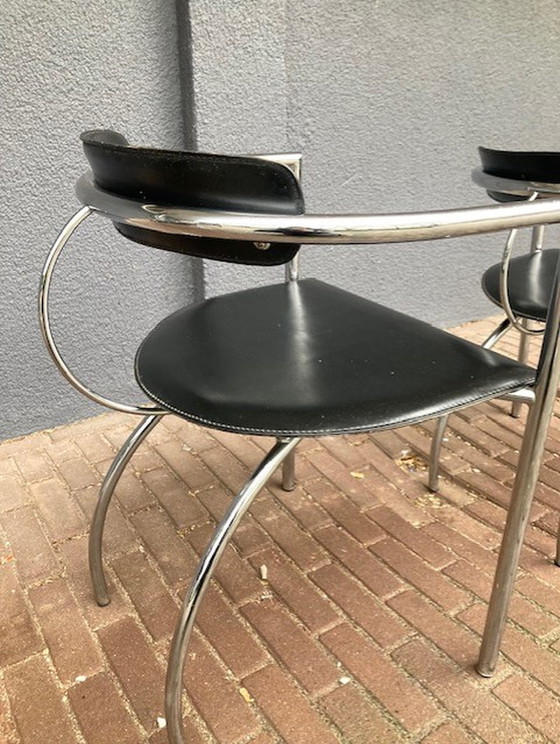 Image 1 of 4x Vintage Segis stoelen