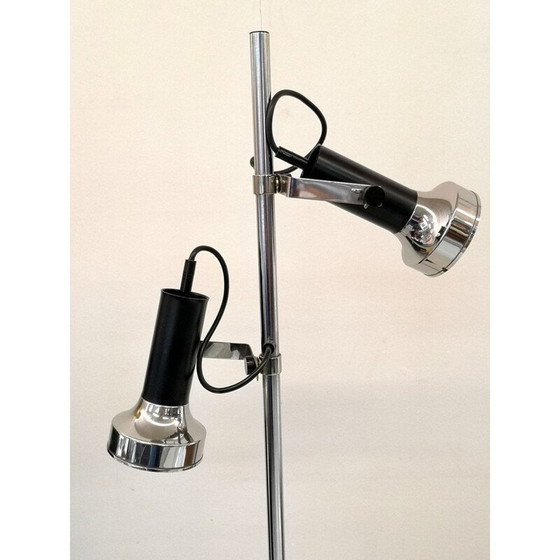 Image 1 of Vintage standaard verstelbare chromen vloerlamp, 1960