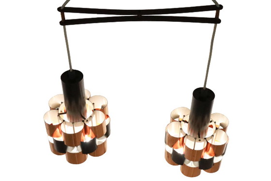 Image 1 of Werner Schou Koperen Coronell lamp