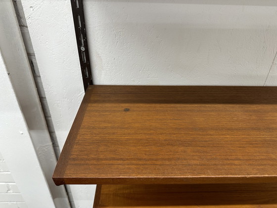 Image 1 of Vintage Boekenrek | Wandsysteem | Kai Kristiansen | Wandplanken | Teak