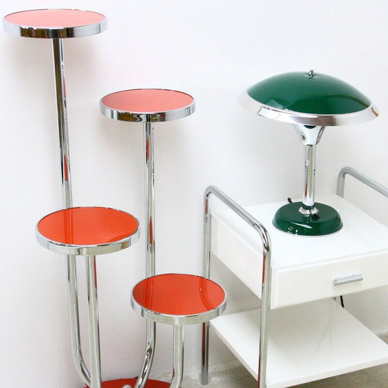 Image 1 of Vintage Art Deco bureaulamp van Max Schumacher voor Metallwerke Werner Schroeder