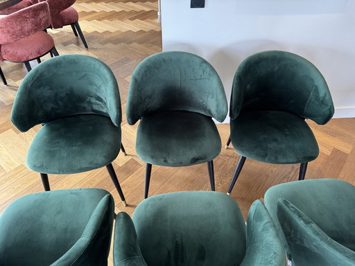 6x Eichholtz eetkamerstoelen 'Volante'