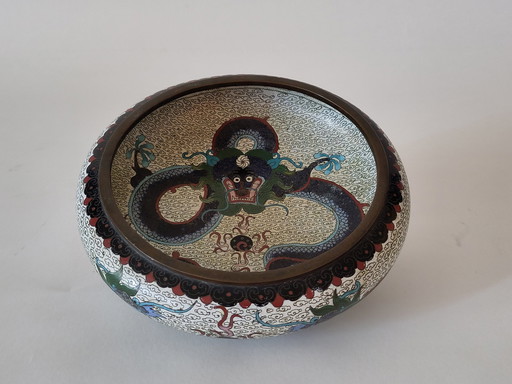 Dragon Bowl Cloisonne