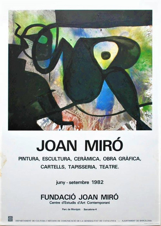 Image 1 of Joan Miro                   Fundacio   Uit 1982