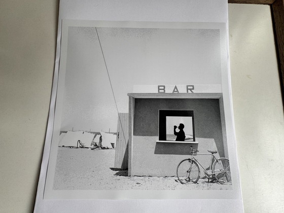 Image 1 of 1X Piergiorgio Branzi | Beachside Bar In Senigallia , Italië 1957