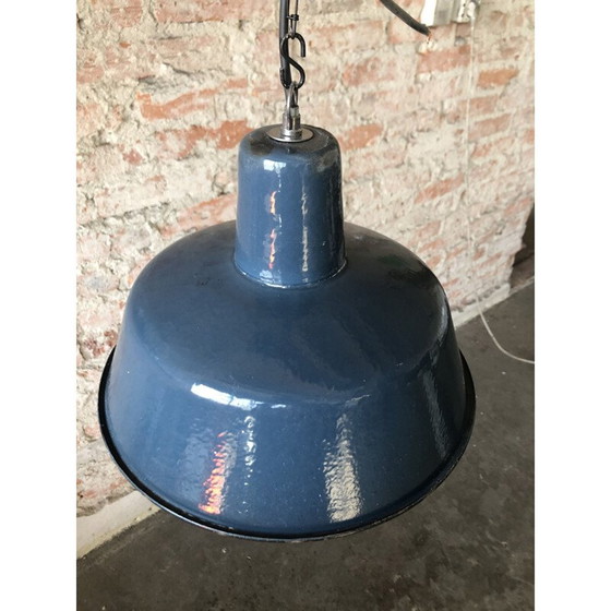 Image 1 of Vintage industriële fabriek hanglamp, 1960