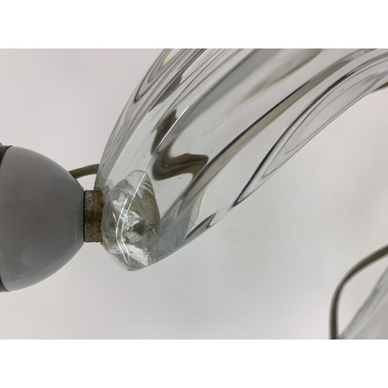 Image 1 of Paar vintage kristallen tafellampen voor Daum, Frankrijk 1950