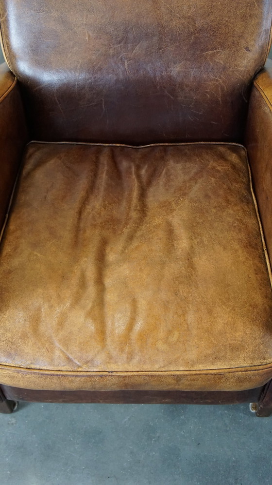 Image 1 of 2 X Schapenleren Armchair