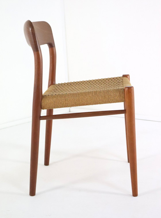 Image 1 of 6X Niels O Möller Model 75 Stoelen Eetkamerstoelen Vintage