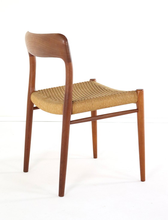 Image 1 of 6X Niels O Möller Model 75 Stoelen Eetkamerstoelen Vintage