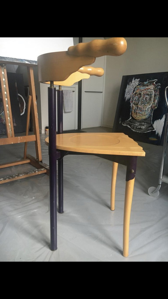 Image 1 of Set van 6 Borek Sipek stoelen