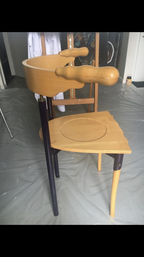 Image 1 of Set van 6 Borek Sipek stoelen