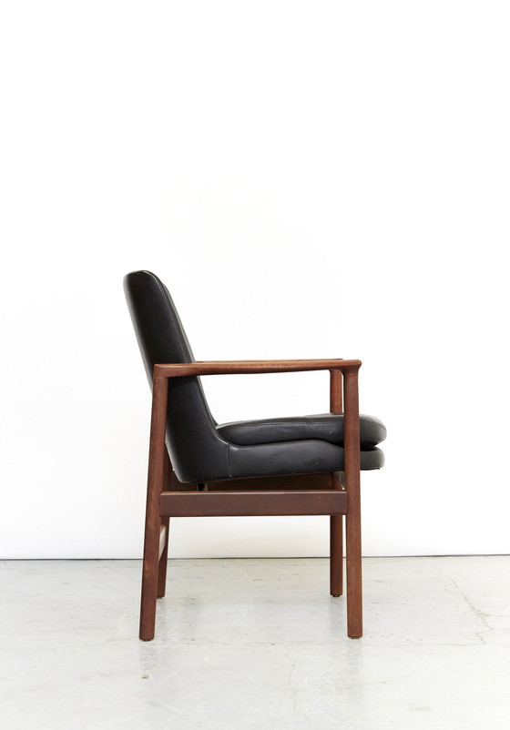 Image 1 of Ib Kofod Larsen Mid-Century fauteuil voor Fröscher 