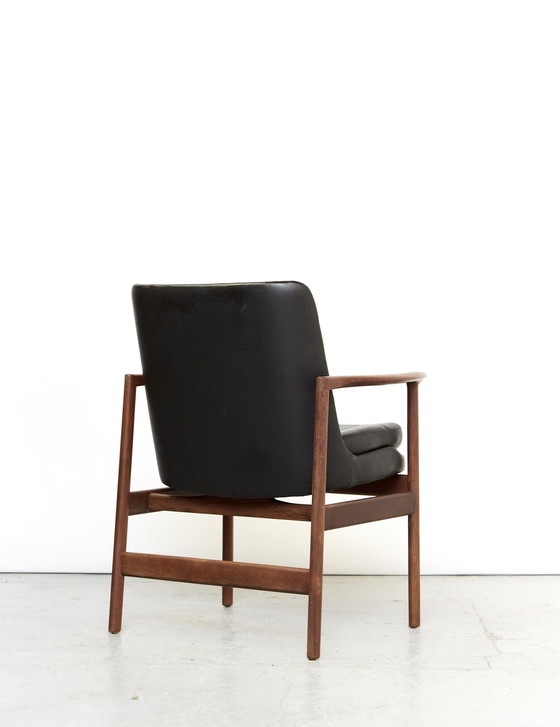 Image 1 of Ib Kofod Larsen Mid-Century fauteuil voor Fröscher 