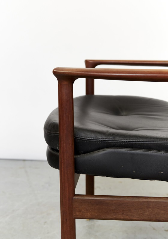 Image 1 of Ib Kofod Larsen Mid-Century fauteuil voor Fröscher 