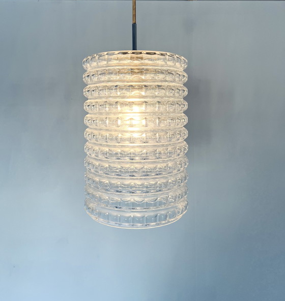 Image 1 of Chroom & Glas Hanglamp ‘60