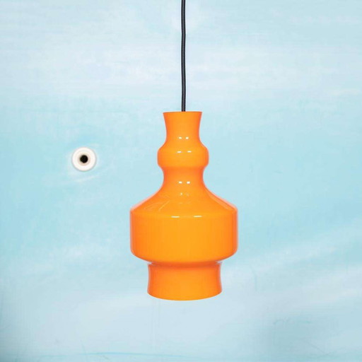 Space age opalineglas hanglamp, 1960s Raak Amsterdam B-1202