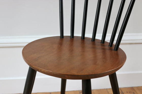 Image 1 of Set van 6 Scandinavische Vintage Teakhouten Stoelen Niko Kralj 1960