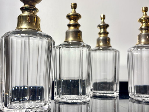 5 Parfumflessen Baccarat Decoratief