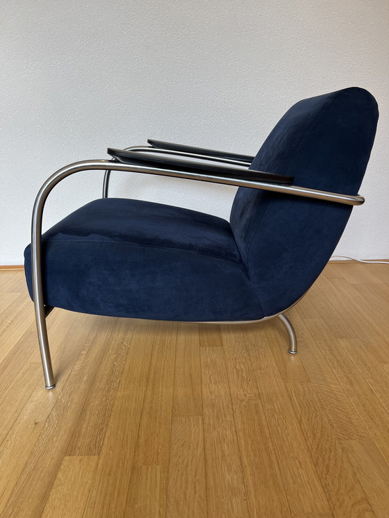 Image 1 of Harvink Design Fauteuil Columbus Met Alcantara