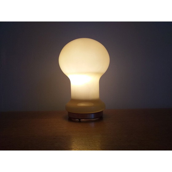 Image 1 of Vintage glazen tafellamp 1970